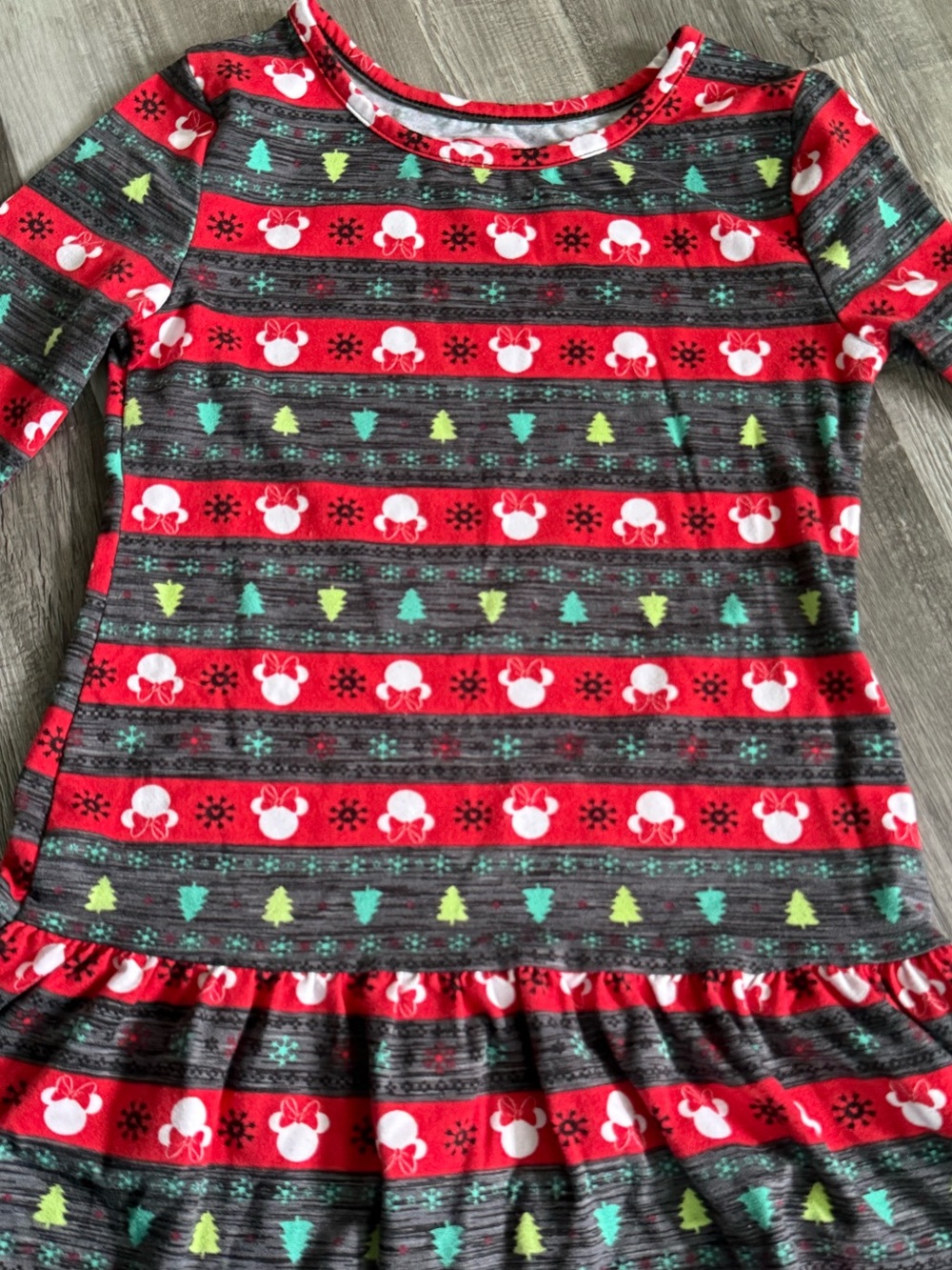 Disney Girls Minnie Mouse Holiday Dress size 6-6x - Picture 2 of 4